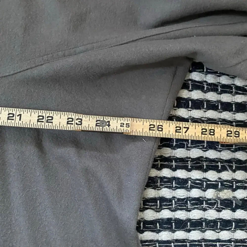 🌿ISSEY MIYAKE  Vintage Womens 100% Wool Long Sleeve GreenTurtle Neck Dress S - Picture 11 of 13